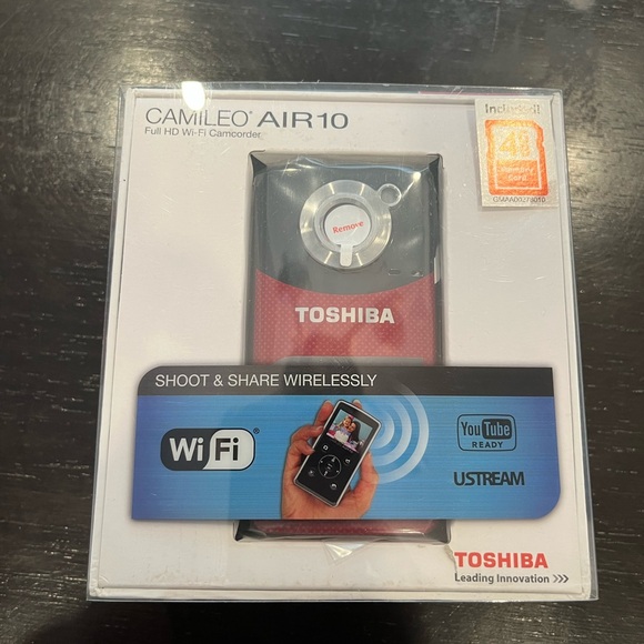 Toshiba Other - Toshiba Camileo AIR10 NWT Full HD WI-FI Camcorder